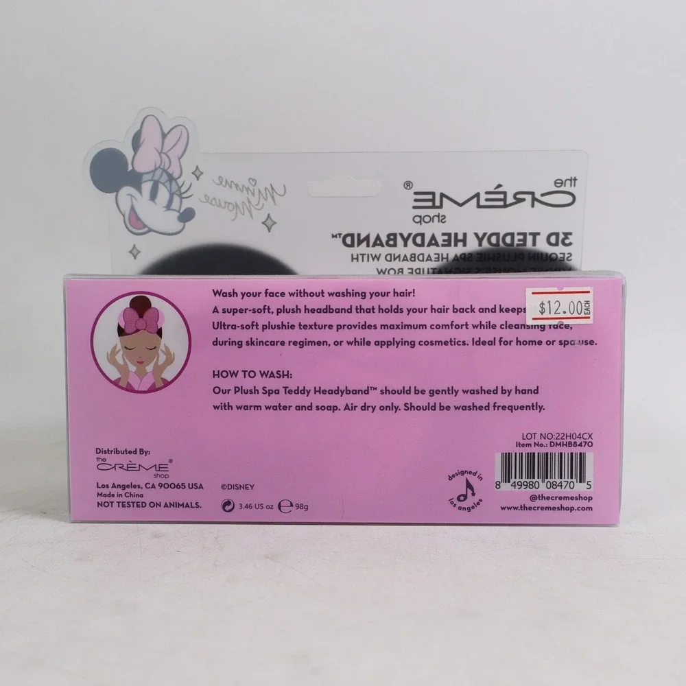 The Creme Shop x Disney 3D Teddy Headyband Sequin Plushie in 